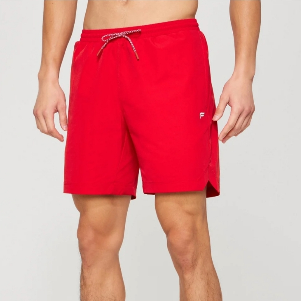 Fabletics Swim Trunks Red